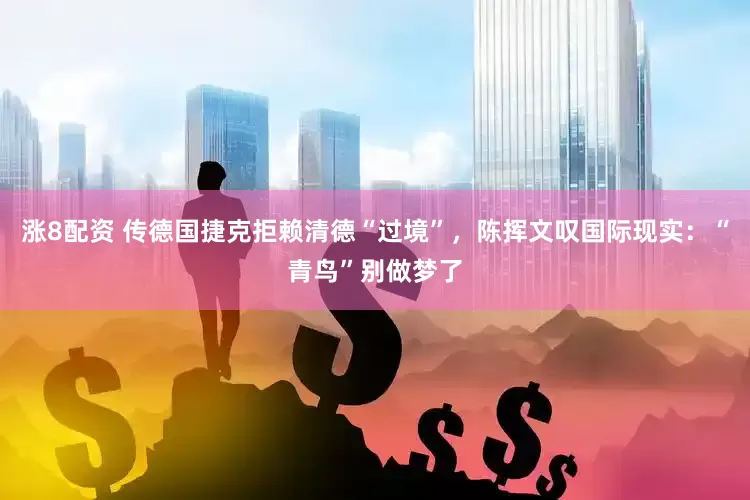 涨8配资 传德国捷克拒赖清德“过境”，陈挥文叹国际现实：“青鸟”别做梦了